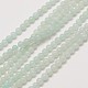 Chapelets de perle ronde en amazonite naturelle G-A130-3mm-14-1