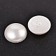 Perles nacre demi-ronde/dôme demi-percée BSHE-N003-16mm-HC301-1