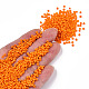 ガラスシードビーズ  不透明な色の種  ラウンド  ダークオレンジ  サイズ：直径約2mm  穴：1mm  約30000個/ポンド SEED-A010-2mm-50-4