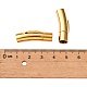 304ステンレススチール製バヨネットクラスプ  イオンプレーティング（ip）  コラム  ゴールドカラー  30x9x8mm  穴：6mm X-STAS-I013-6mm-G-3