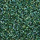 ガラス竹ビーズ  透明色の虹  シーグリーン  2.5~3x2mm  穴：0.9mm  約15000個/ポンド SEED-S032-10A-167-3