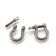 304 Stainless Steel Screw D-Ring Anchor Shackle Clasps STAS-E446-29AS-2