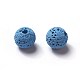 Perles de pierre de lave naturelle non cirées X-G-F325-8mm-A06-2