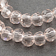 Chapelets de perles en verre transparent GLAA-R136-3mm-14-1