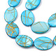 Natural Freshwater Shell Beads Strands X-SSHEL-T007-17-2