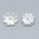 Perles de coquillage blanc naturel SSHEL-S260-013-2