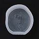 3d abstrakte Dame Gesicht Kerzenherstellung Formen DIY-P052-02-3