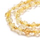 Chapelets de perles de citrine naturelle G-P463-11-4