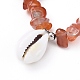 Verstellbare geflochtene Perlenarmbänder aus Nylonfaden BJEW-JB04951-01-3