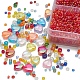 Perline di semi di vetro rotonde a 24 stile SEED-YW0001-64-5
