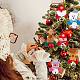飾り飾りセットをぶら下げ8個のクリスマスの鐘  クリスマスツリーやホリデーパーティーの装飾に  混合図形  ミックスカラー  110x82mm sgJX064A-7