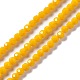 Brins de perles de verre à facettes (32 facettes) EGLA-J042-35B-M-2
