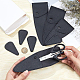 BENECREAT 8Pcs PU Leather Shear Tip Protective Covers FIND-BC0003-60-3