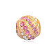 316 Stainless Steel Rhinestone European Beads OPDL-S084-27A-1
