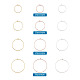 Craftdady Messing Weinglas Charm Ringe KK-CD0001-05-11