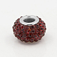 Resin Rhinestone European Beads MPDL-J018-16P-2