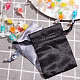 GOMAKERER 60Pcs 2 Colors Polyester Jewelry Drawstring Gift Bags for Earrings ABAG-GO0001-01-4