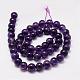 Natural Amethyst Beads Strands G-F306-10-8mm-2