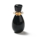 Colgantes de botellas de perfume de jaspe natural del océano G-A026-08-2