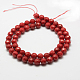 Natural Coral Round Beads Strands CORA-N0003-36-3