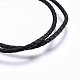Leather Cord Multi-strand Bracelets BJEW-E345-20G-2