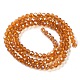 Chapelets de perles en verre électroplaqué&nbsp;EGLA-A034-T1mm-A19-4
