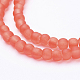 Chapelets de perles en verre transparent GLAA-S031-4mm-27-3