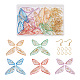 Kit para hacer aretes de alas de mariposa diy DIY-TA0003-73-1
