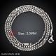 316L Stainless Steel Box Chain Necklaces for Men NJEW-BB08005-24-3