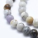 Blanc naturel opale africain perles brins G-E472-02-6mm-3