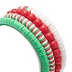 4pcs 4 style argile polymère heishi surfeur bracelets extensibles ensemble BJEW-TA00269-5