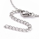 Halskette mit Mondphasenanhänger aus Legierung für Frauen NJEW-G030-03P-3