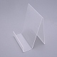 アクリルブックディスプレイスタンド  長方形  透明  10x15x14.5cm ODIS-WH0009-01-1