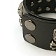 Punk Rock Leather Bracelets BJEW-D249-10-3