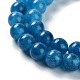 Dyed Natural Malaysia Jade Beads Strands G-G021-02A-10-4