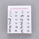 304 Stainless Steel Stud Earrings EJEW-F227-18P-3
