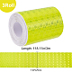 GORGECRAFT 3 Rolls 2'' X 9.8ft Reflective Tape Yellow Waterproof Self-Adhesive High Visibility Outdoor Safety Warning Tape Sticker for Car Truck Motorcycle Boat Camper 3m x 5cm Per Roll DIY-GF0005-71D-2