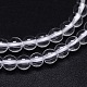 Round Natural Grade AA Quartz Crystal Beads Strands G-H1648-6mm-01N-AA-2