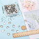 Creatcabin Finding Kit für die DIY-Ohrringherstellung STAS-CN0001-38-3