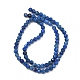 Natürlicher Lapislazuli Perlenstränge&nbsp;G-B168-A03-2mm-3