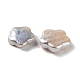 Perles de culture d'eau douce en perles keshi naturelles PEAR-E020-36-2