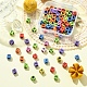 Perles en acrylique de style artisanal MACR-YW0002-27-5