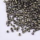 Galvanoplastie perles cylindriques en verre SEED-Q036-01A-K03-3