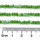 Chapelets de perles en verre imitation jade EGLA-A034-T2mm-MB11-5