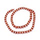 Chapelets de perles en cornaline naturelle G-F604-08B-6mm-2
