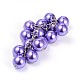 Imitation Acrylic Pearl Beads Grape Pendant KEYC-P029-02J-1