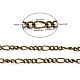 Cadenas hechas a mano de hierro cadenas figaro cadenas madre-hijo CHSM029Y-AB-7
