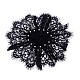 Cuello de encaje floral bordado DIY-WH0265-13-1