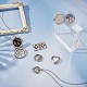 Kit de fabrication de collier pendentif médaillon bricolage DIY-SZ0008-17-6