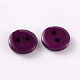 2-Hole Flat Round Resin Sewing Buttons for Costume Design BUTT-E119-24L-07-2